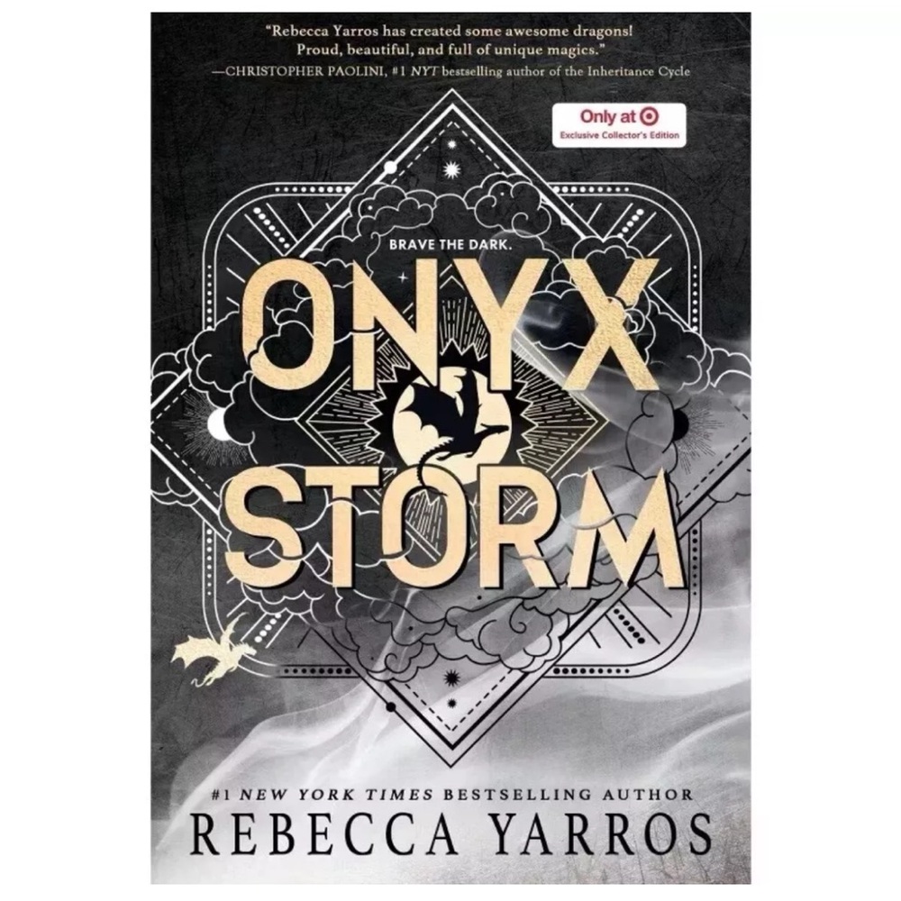 Rebecca Yarros Onyx Storm Target Exclusive Collector’s Edition Hardcover Book